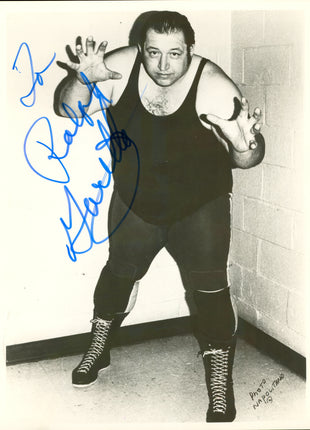 Gorilla Monsoon signed 8x10 Photo