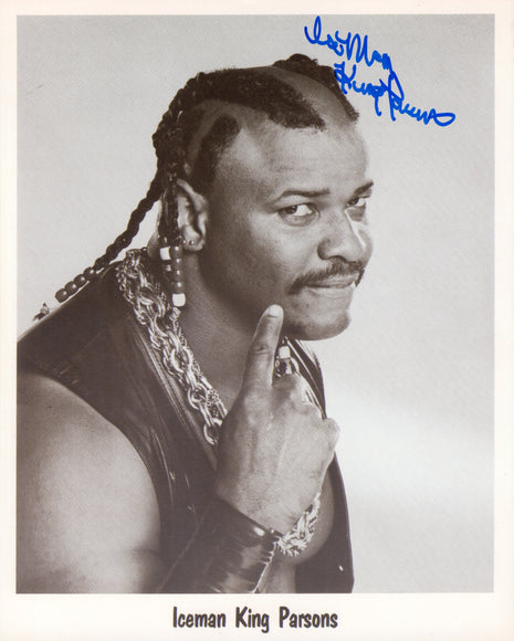 Iceman King Parsons signed 8x10 Photo
