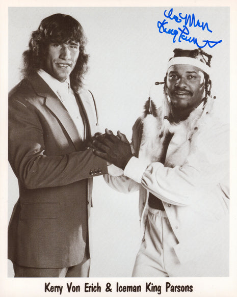 Iceman King Parsons signed 8x10 Photo