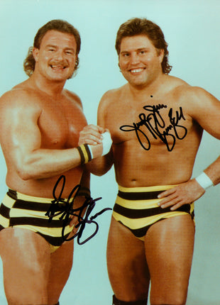 Killer Bees - Jim Brunzell & Brian Blair dual signed 8x10 Photo