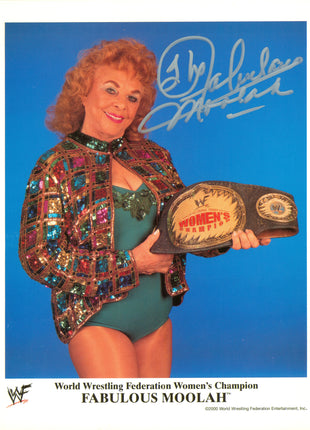 Fabulous Moolah signed 8x10 Photo