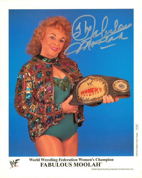 Fabulous Moolah signed 8x10 Photo