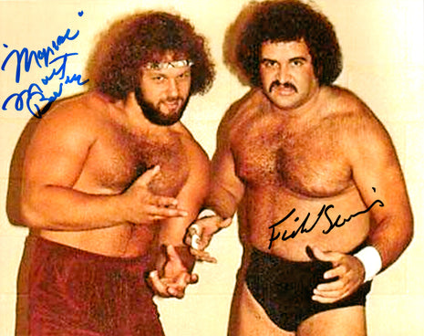Matt Borne & Fidel Sierra dual signed 8x10 Photo