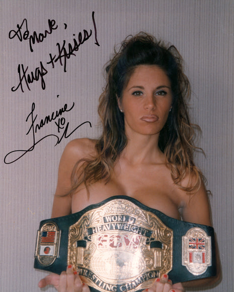 Foto firmada de Francine de 8x10