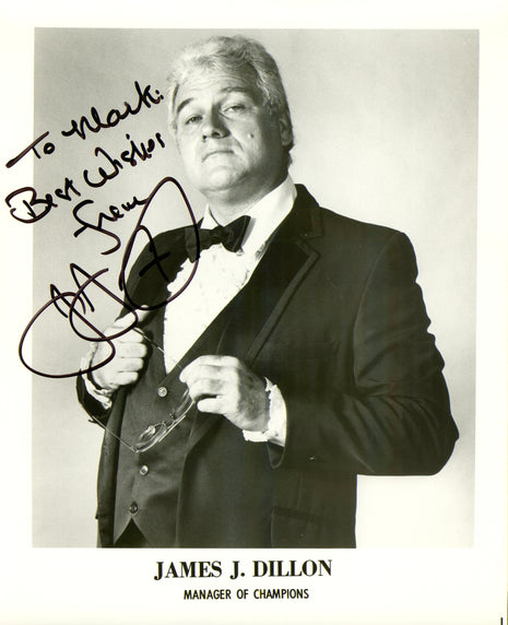 Foto firmada de JJ Dillon en formato 8x10