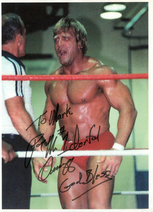 Paul Orndorff firmó una fotografía en papel de 8,5 x 11 pulgadas