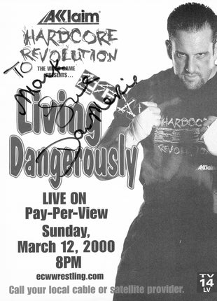 Tommy Dreamer signed 8x10 Photo