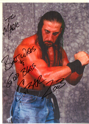 Foto firmada de 8x10 por Crowbar