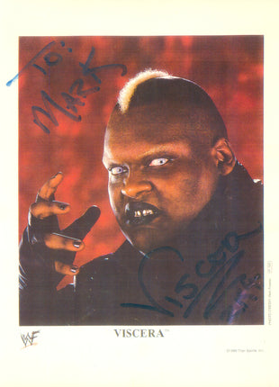 Viscera signed 8x10 Photo