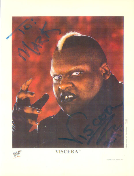 Viscera signed 8x10 Photo