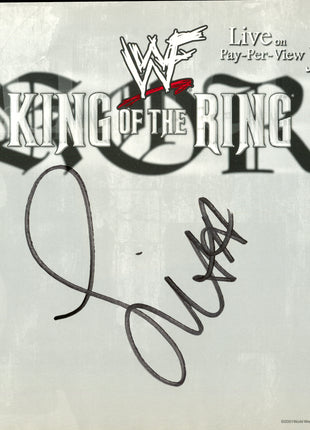 Lita signed 8.5x11 WWF King of the Ring Placemat