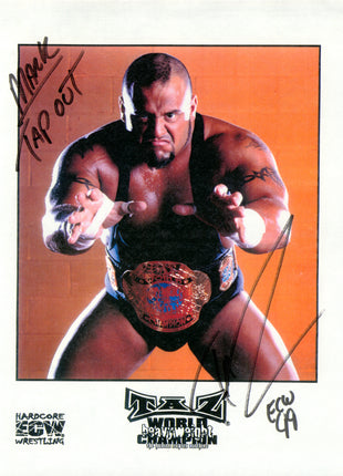 Taz signed 8.5x11 Paper Photo
