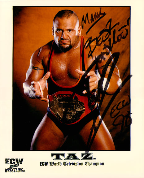 Taz signed 8x10 Photo