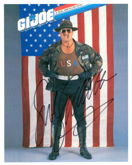 Sgt Slaughter signed 8x10 Photo