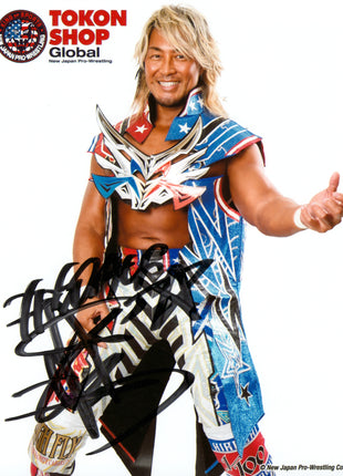 Hiroshi Tanahashi signed 8x10 Photo