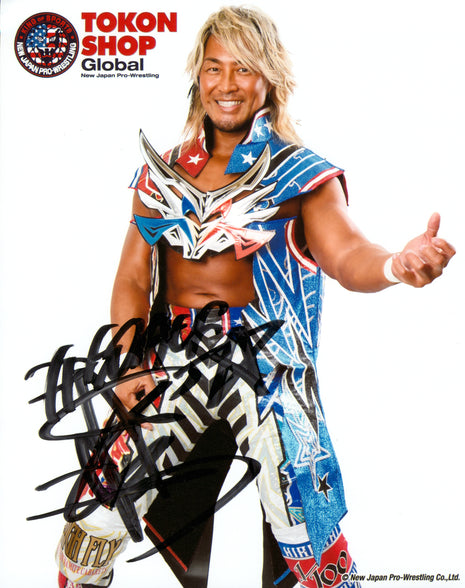 Hiroshi Tanahashi signed 8x10 Photo
