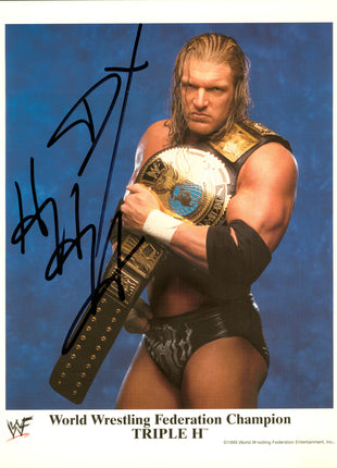 Triple H signed 8x10 Photo
