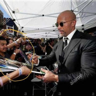 The Rock & John Cena dual signed 11x14 Photo