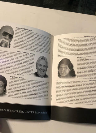 Multi-signed WWE Hall of Fame 2004 Program (8 signatures!)