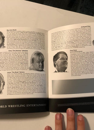 Multi-signed WWE Hall of Fame 2004 Program (8 signatures!)