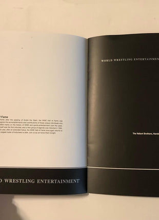 Multi-signed WWE Hall of Fame 2004 Program (8 signatures!)