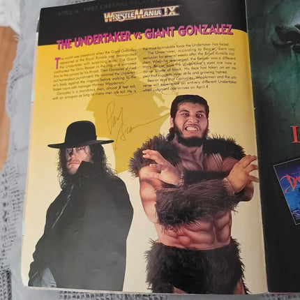 Multi-signed Wrestlemania IX Event Program (15+ signatures!)