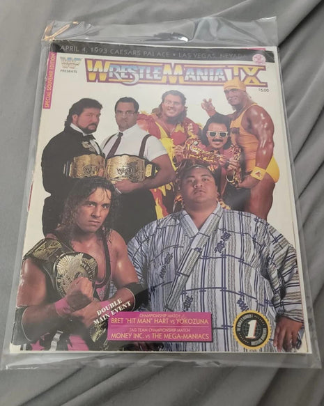 Multi-signed Wrestlemania IX Event Program (15+ signatures!)