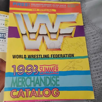 Multi-signed Wrestlemania IX Event Program (15+ signatures!)