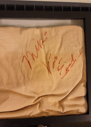 Kerry Von Erich, Kevin Von Erich, Fritz Von Erich & Mike Von Erich signed & framed T-Shirts