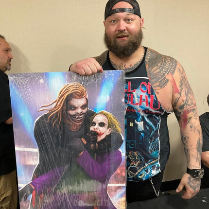 Bray Wyatt signed 20x30 Canvas Art (w/ JSA)