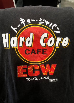 Original ECW Hardcore Cafe Tokyo Japan T-Shirt (Worn)
