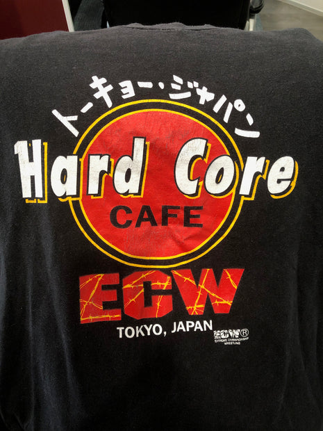 Original ECW Hardcore Cafe Tokyo Japan T-Shirt (Worn)