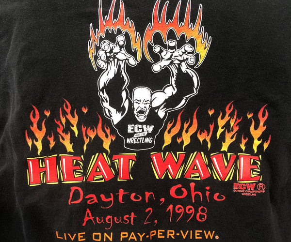 Original ECW Heatwave 1998 T-Shirt (Worn) – Signed By Superstars
