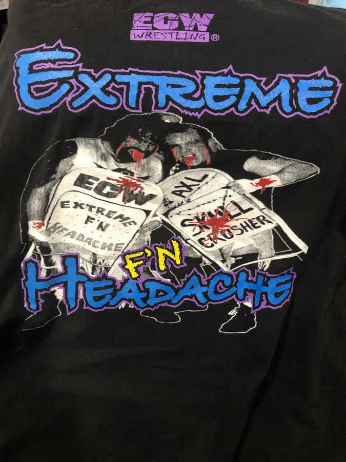 Original ECW Balls Mahoney & Axl Rotten TShirt (Worn) Signed By