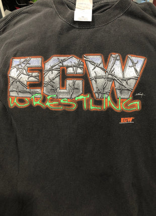 Original ECW Logo T-Shirt (Size: 2XL / Worn)