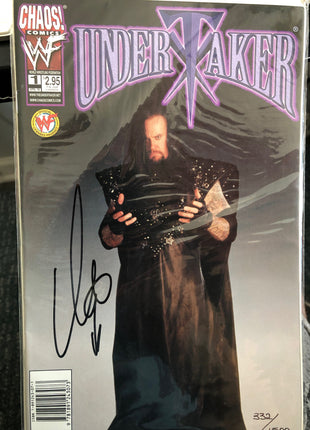 Undertaker signed WWF Comic Book (Limited Edition #332)
