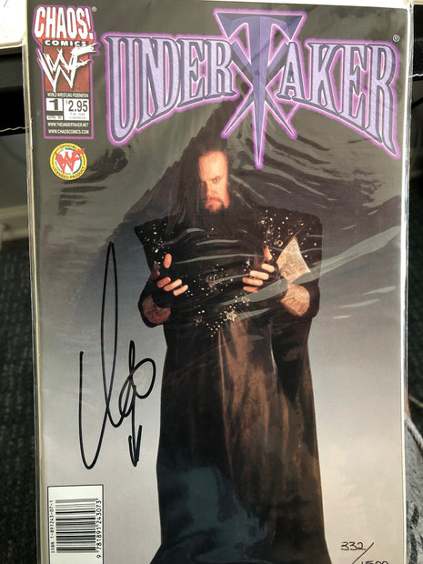 Undertaker signed WWF Comic Book (Limited Edition #332)