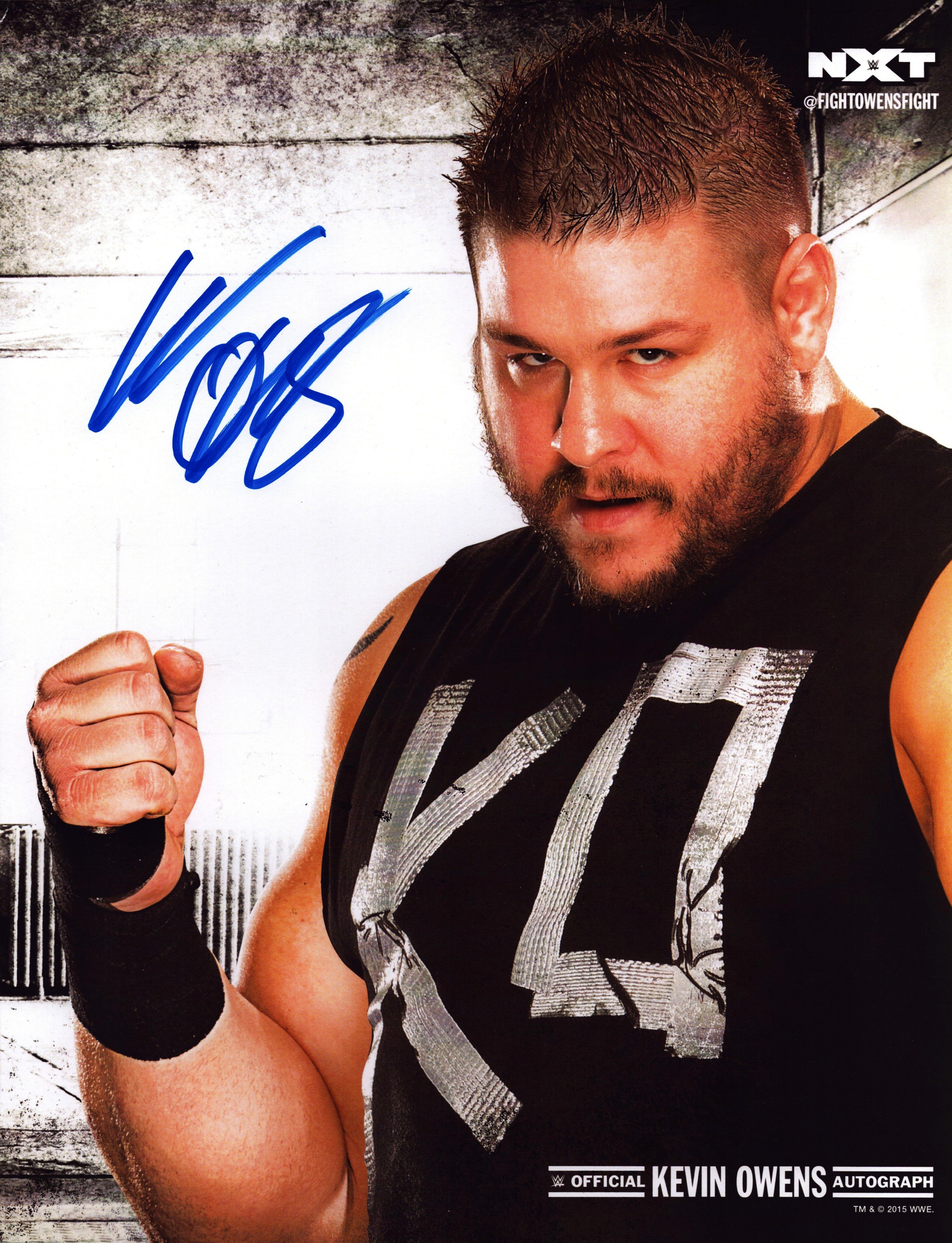 WWE Signed Kevin Owens hot Funko Pop DPO COA