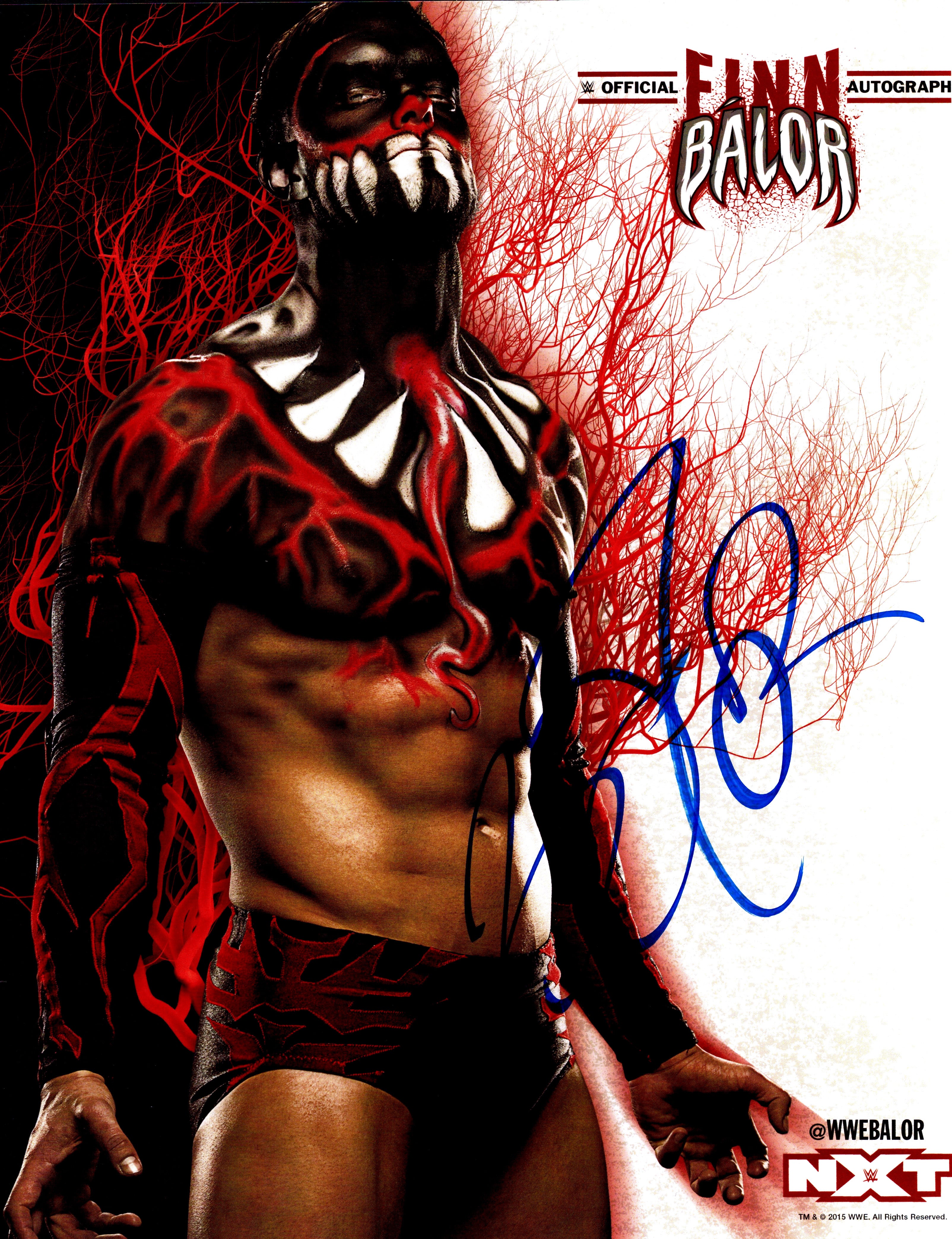 Finn Balor signed 11x14 Photo