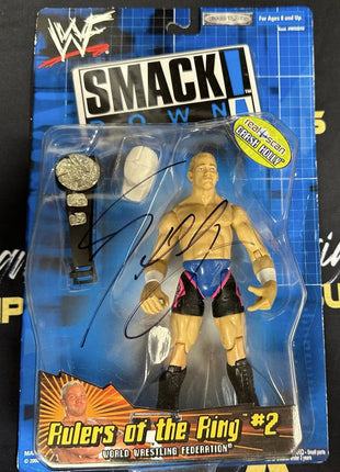 Crash Holly signed WWF Smackdown Rules of the Ring #2 Action Figure (w/ JSA)