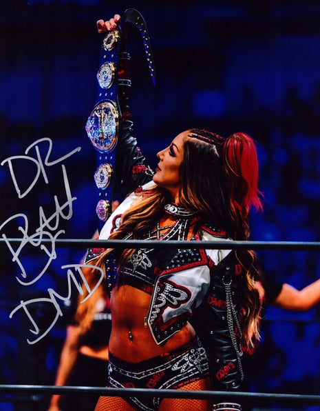 Britt Baker signed 11x14 Photo