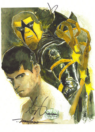 Stardust & Cody Rhodes dual signed 11x17 Photo