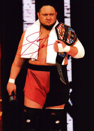 Samoa Joe signed 11x14 Photo