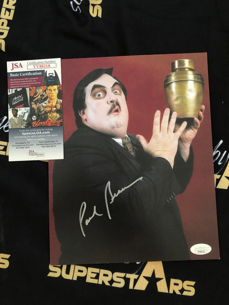 Paul Bearer signed 8X10 Photo (w/ JSA)