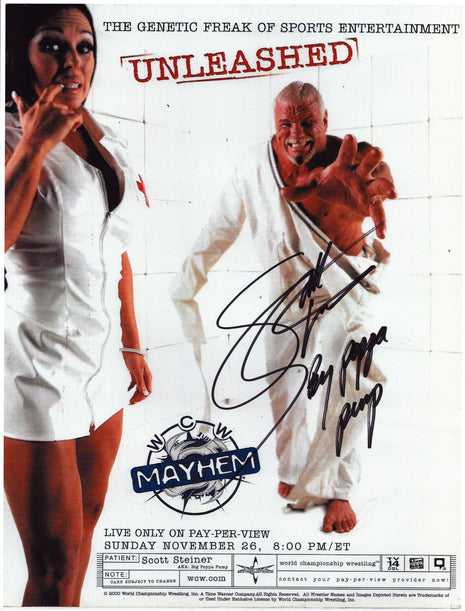 Scott Steiner signed 11x14 Photo