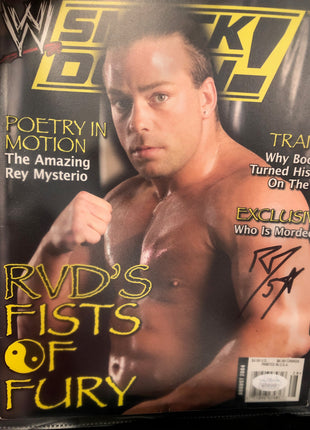 Rob Van Dam signed WWE Smackdown Magazine August 2004 (w/ JSA)
