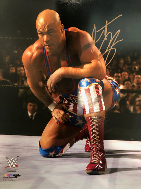 Kurt Angle signed 16x20 Photo