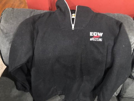 Original ECW Logo Fleece Pull-Over Sweatshirt (Size: XL / Worn)