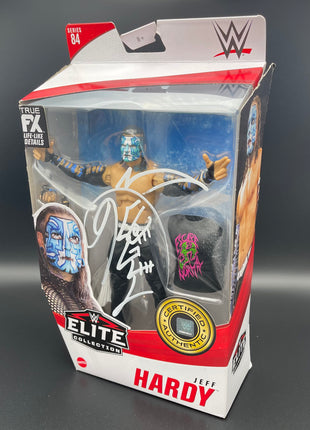 Jeff Hardy signed WWE Elite Series #84 Action Figure (Minor Damage w/ JSA)