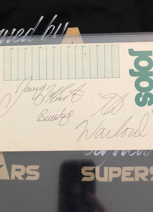 Davey Boy Smith & Warlord signed Check